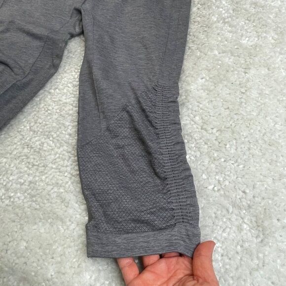 Lululemon In The Flow Crop Legging Heathered Gray - Picture 8 of 12